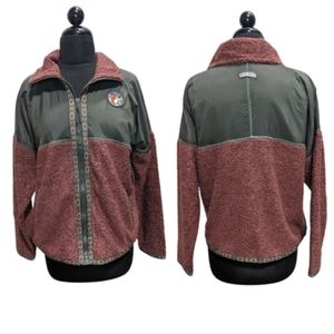 Buc-ee's 2023 Fleece Jacket Southwestern Aztec Detailing Zip Up